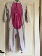 Unicorn kinder onesie 6 - 8 jaar roze/wit, Ophalen of Verzenden, Gebruikt, One size
