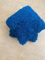 2 zgan blauwe sier kussens, Huis en Inrichting, Ophalen of Verzenden, Zo goed als nieuw, Blauw, Vierkant