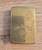 Jack Daniel's Zippo Brass, Verzamelen, Rookartikelen, Aanstekers en Luciferdoosjes, Ophalen of Verzenden, Gebruikt, Aansteker