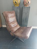 Draai fauteuil Shabbies Amsterdam, Ophalen, Minder dan 75 cm, Leer, Zo goed als nieuw
