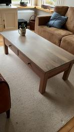 Salontafel eiken white wash 140x65 cm, Huis en Inrichting, Ophalen, Gebruikt, 100 tot 150 cm, 50 tot 100 cm