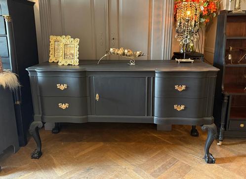 Antiek dressoir grote vintage sidetable oude buffetkast VdlM, Huis en Inrichting, Kasten | Dressoirs, Zo goed als nieuw, 150 tot 200 cm