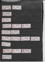 aantekenstrookjes M iets meer dan 800 verschillende, Postzegels en Munten, Postzegels | Nederland, Ophalen of Verzenden