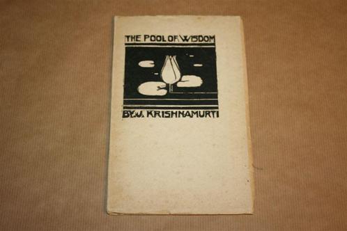 The Pool of Wisdom - J. Krishnamurti, Boeken, Esoterie en Spiritualiteit, Gelezen, Overige onderwerpen, Ophalen of Verzenden