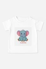 Gepersonaliseerd babyshirt met naam – uniek & handgemaakt, Verzenden, Nieuw, Jongetje of Meisje