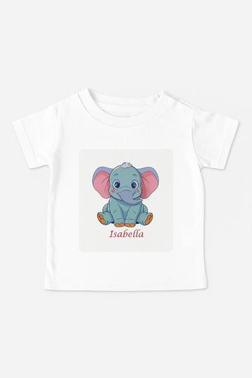 Gepersonaliseerd babyshirt met naam – uniek & handgemaakt beschikbaar voor biedingen