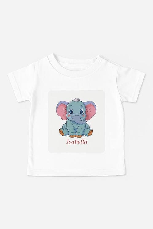 Gepersonaliseerd babyshirt met naam – uniek & handgemaakt, Kinderen en Baby's, Babykleding | Overige, Nieuw, Jongetje of Meisje