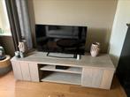 Tv kast van stevig steigerhout greywash, Ophalen, Overige materialen, 150 tot 200 cm, Minder dan 100 cm