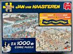Jan van Haasteren,2 x 1000 Nieuwjaarsduik & Vrijdag de 13e, Ophalen of Verzenden, 500 t/m 1500 stukjes, Zo goed als nieuw