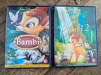 DVD Bambi en Bambi 2, zo goed als nieuw!, Ophalen, Europees, Tekenfilm, Alle leeftijden