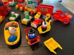 Duplo , playmobiel poppetjes en dierenweide, Ophalen, Gebruikt