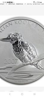 5 × Prachtige Zilveren  Kookaburra 2007!! - Nieuwstaat!, Ophalen of Verzenden