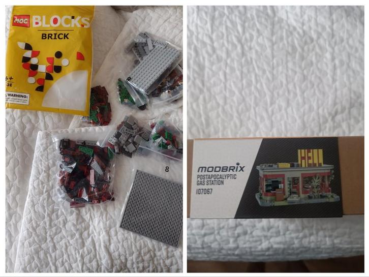 Modbrix zombie army lijk op lego City Tankstation ww2 war, Kinderen en Baby's, Speelgoed | Duplo en Lego, Ophalen of Verzenden