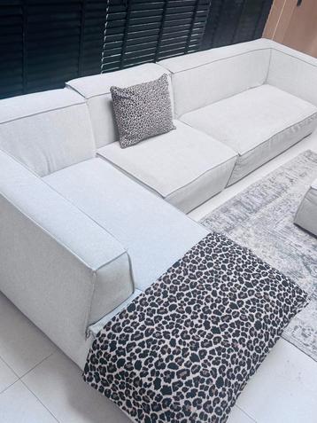 Elementenbank Nous (Wehkamp) + Hocker - Zo goed als nieuw! beschikbaar voor biedingen