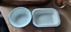2 EMAILLE schaaltjes schalen schaal, Antiek en Kunst, Antiek | Emaille, Ophalen of Verzenden