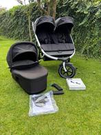 Thule Urban Glide 2 Double met reiswieg + adapters maxi cosi, Kinderen en Baby's, Kinderwagens en Combinaties, Verstelbare duwstang
