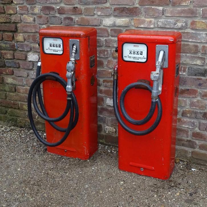 1 maal nederlandse oude benzinepomp tokheim gasboy, Antiek en Kunst, Curiosa en Brocante, Ophalen