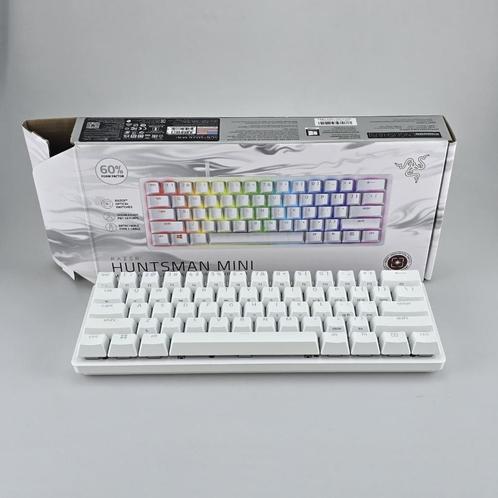 Razer Huntsman Mini Mercury 60% Optical Gaming Keyboard | Re, Computers en Software, Toetsenborden, Zo goed als nieuw