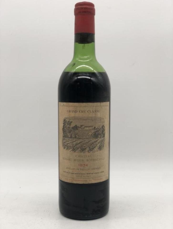 Wijn 1974 Chateau Duhart Milon Rothschild Grand Cru Classe, Verzamelen, Wijnen, Nieuw, Rode wijn, Frankrijk, Vol, Ophalen of Verzenden