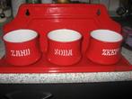 Zand Zeep Soda kleur rood retro, Ophalen of Verzenden