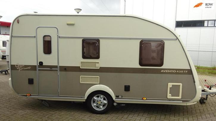 AVENTO Gran Turismo 430 TF 2005 VASTBED MOVER TOP, Caravans en Kamperen, Caravans, Bedrijf, tot en met 4, 1000 - 1250 kg, Avento