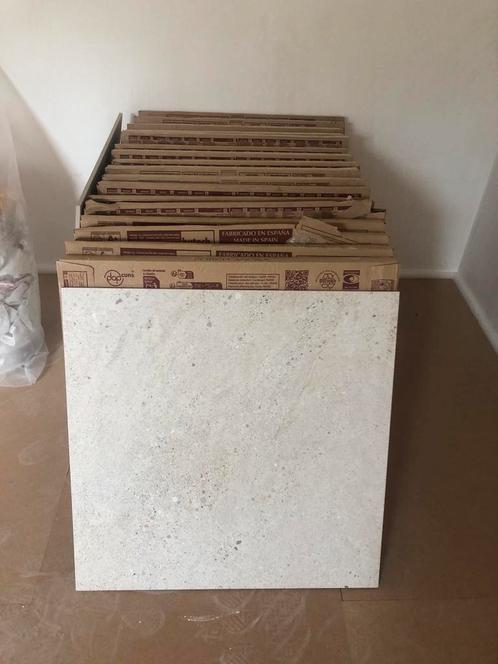 Porcelanosa Durango Bone Keramische Vloertegel - 60x60 cm, Doe-het-zelf en Verbouw, Tegels, Nieuw, Vloertegels, Keramiek, 60 cm of meer