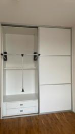Inbouw kledingkast schuifdeuren wit 200x243x72, Ophalen, 200 cm of meer, Zo goed als nieuw, 200 cm of meer