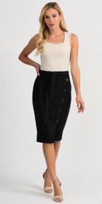 Joseph Ribkoff elegante zwarte stretch rok mt 42 valt mt 44, Kleding | Dames, ., Zwart, Maat 42/44 (L), Joseph Ribkoff