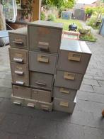 Diverse Ladenkastjes archiefkastjes opbergkastjes vintage, Ophalen, Gebruikt, 25 tot 50 cm, Minder dan 100 cm