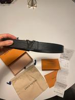 Louis Vuitton Riem Zwart Zilver, Ophalen of Verzenden, Zo goed als nieuw, Riem of Ceintuur, Echt leder