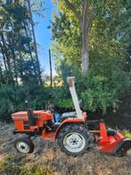 hinomono 4x4 mini tractor met klepelmaaier en nieuwe trekbok, Zakelijke goederen, Agrarisch | Tractoren, Gebruikt, Tot 2500, Tot 80 Pk