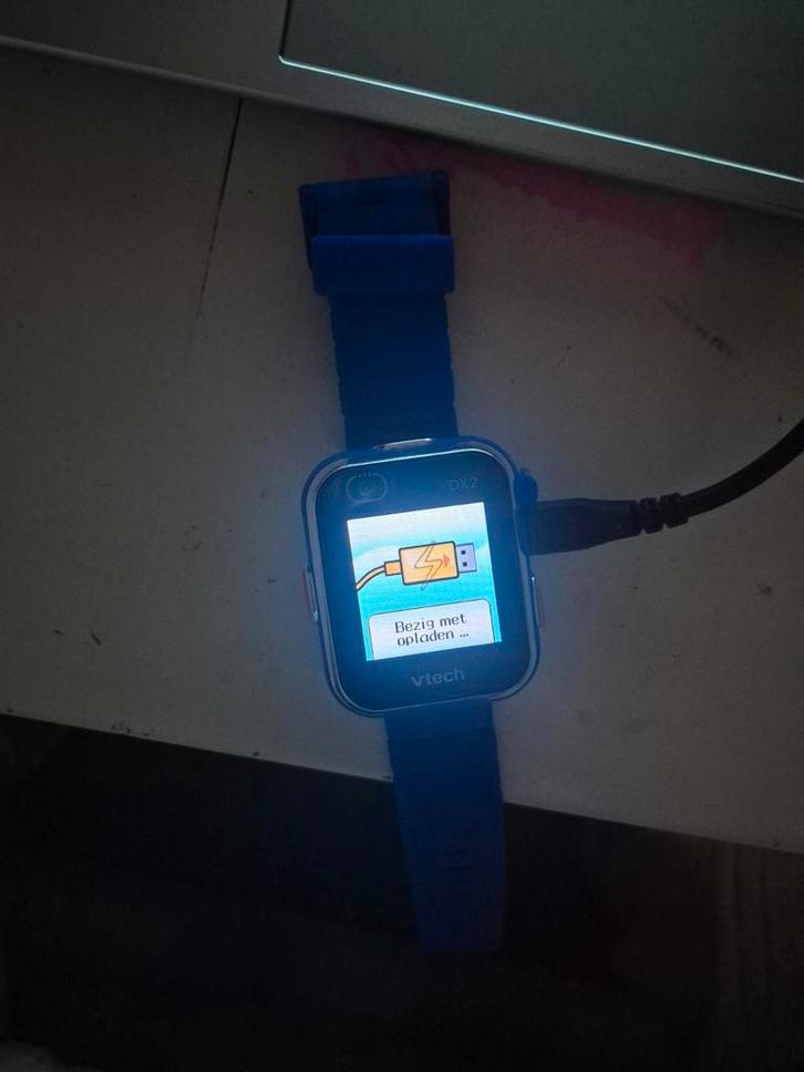 Kidizoom Horloge Blauw - Kinder Smartwatch, Kinderen en Baby's, Speelgoed | Vtech, Zo goed als nieuw, 4 tot 6 jaar, Ophalen of Verzenden