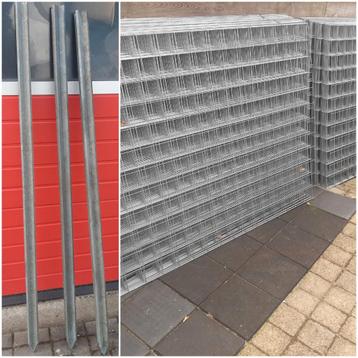 Metalen draadnetten schutting palen net gaas  beschikbaar voor biedingen