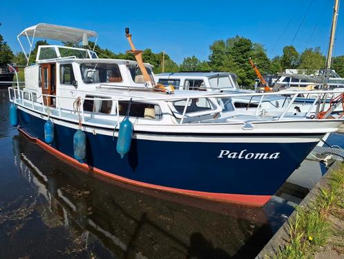 Mooie Waddenkruiser  9.50., Watersport en Boten, Motorboten en Motorjachten, Gebruikt, Staal, 9 tot 12 meter, Diesel, Binnenboordmotor