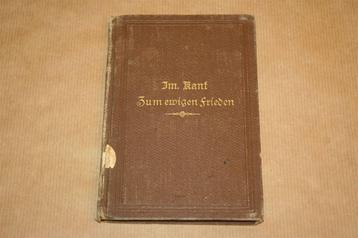Immanuel Kant - Zum ewigen Frieden - ca. 1880 beschikbaar voor biedingen