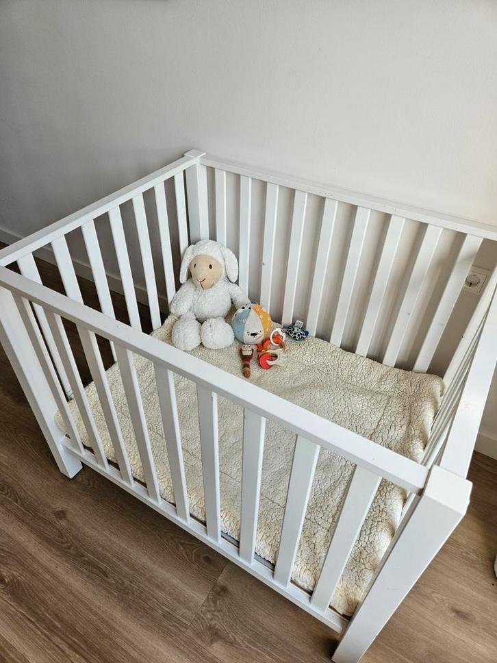 Box Bopita en boxkussen Jollein wit z.g.a.n., Kinderen en Baby's, Boxen, Zo goed als nieuw, Ophalen