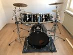 Mooie Yamaha Beech Custom 7-delig zwart, Muziek en Instrumenten, Drumstellen en Slagwerk, Ophalen, Zo goed als nieuw, Yamaha
