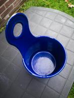 Emaille Huishoudpot blauw, Ophalen of Verzenden, Gebruikt