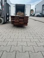 41 m2 massieve Jatoba parketvloer. 18 cm breed 2 cm dik, Doe-het-zelf en Verbouw, Vloerdelen en Plavuizen, Gebruikt, 2e habds product geen info bekend
