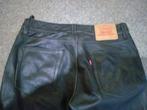 Leren broek  Levi's maat 31, Maat 38/40 (M), Verzenden, Zwart, Zo goed als nieuw