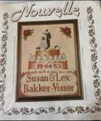 BORDUURPAKKET NOUVELLE HUWELIJK, Verzenden, Nieuw, Handborduren, Borduurpakket