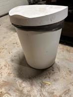 Halfronde prullenbak, Ophalen, Kunststof, Gebruikt, -