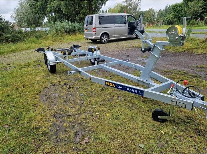 Nieuw!!! Pega VB 750 bun uitvoering uit voorraad leverbaar !, Watersport en Boten, Boottrailers, Zo goed als nieuw, Minder dan 6 meter