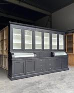 XXL 315cm brede Grutterskast | Grote zwarte Buffetkast #2232, Niet ingevuld, Gebruikt, 200 cm of meer, Met deur(en)