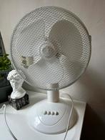 Witte tafelventilator – 3 standen – werkt goed, Ophalen of Verzenden, Gebruikt, Tafelventilator