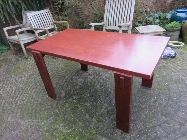 Lundia rechthoekige tafel, Huis en Inrichting, Tafels | Eettafels, Gebruikt, 50 tot 100 cm, 100 tot 150 cm, Vier personen, Rechthoekig