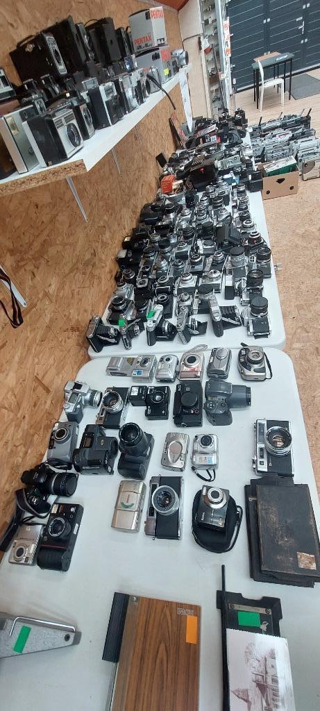 FOTOTOESTELLEN VOLLEDIGE COLLECTIE, Verzamelen, Fotografica en Filmapparatuur, Fototoestel, Ophalen