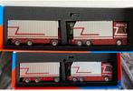 Tekno Scania & Volvo van Leeuwen, Hobby en Vrije tijd, Modelauto's | 1:50, Ophalen of Verzenden, Zo goed als nieuw, Bus of Vrachtwagen