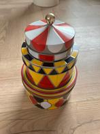 Alessi koektrommel circustent marcel wanders, Huis en Inrichting, Keuken | Servies, Ophalen of Verzenden, Zo goed als nieuw, Overige materialen