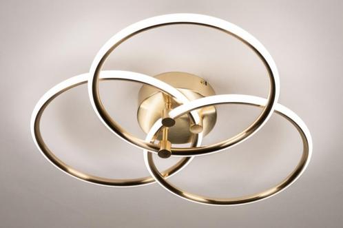 plafondlamp led 50cm goud bed keuken bank tafel lamp 50cm, Huis en Inrichting, Lampen | Hanglampen, Nieuw, 50 tot 75 cm, Ophalen of Verzenden